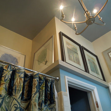 Sparkling Chandelier and Gallery display