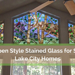 Aspen Style Stained Glass - Window Treatments