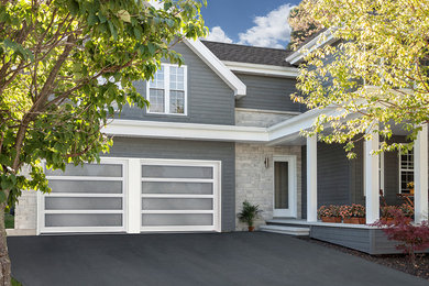 Trendy home design photo in Boston