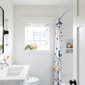 Coastal Blues Small Bathroom