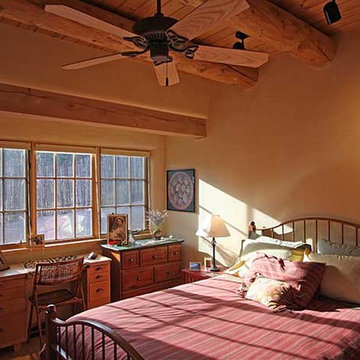 Log Home Addition in Tesuque, NM
