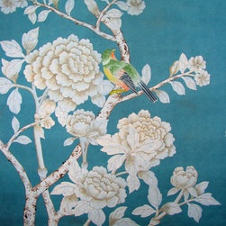 Hand painted Chinoiserie wallpaper - Products