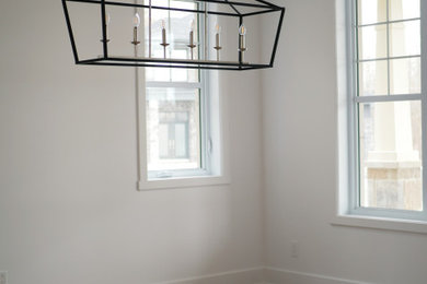Country dining room photo in Montreal