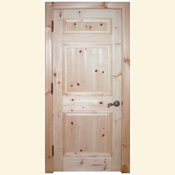 Knotty Pine Interior Door