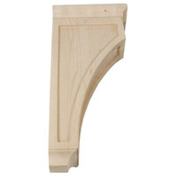 Mission Maple Wood Corbel 6", Length