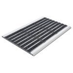 NG GLOBAL - Indoor/Outdoor Aluminum Elegant Doormat - • Material: aluminum, coarse fiber ribs
