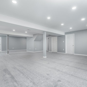 Frederick Basement Transformation: Unfinished to Unbelievable