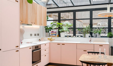 16 Rose-tinted Ideas for a Cool Pink Kitchen