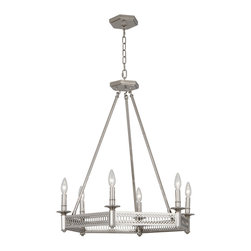 Robert Abbey - Robert Abbey Tucker Hexagon Deco Chandelier - Chandeliers