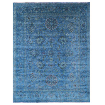 8' 2" X 10' 4" Hand Knotted Persian Tabriz Wool Rug - Q14293