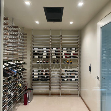 Residential Wine Cellar with Modern Features in Diamond Bar