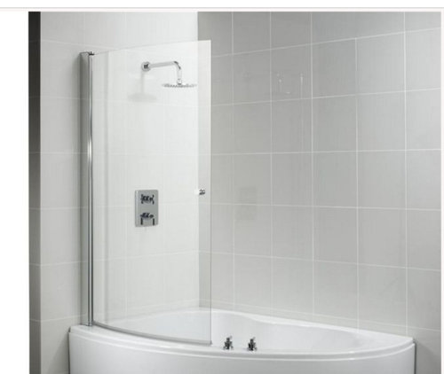 Need Glass Panel For Curved Tub, Curved Bathtub Shower Doors