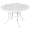 Biscayne Round Dining Table, White, 42"