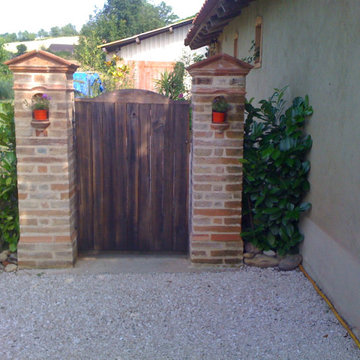 Gate Piers -Brick Gate Posts - Piliers de portail en brique foraine - Torpfeiler