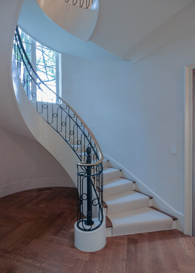 Sculptural/Elliptical Staircase Near Foreign Embassies in Wash. DC, 20008