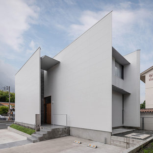 他の地域の北欧スタイルのおしゃれな家の外観の写真