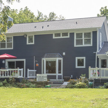 James Hardie Siding with Metal Roofing
