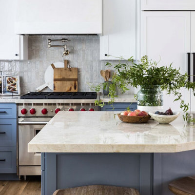 Beach style kitchen photo in Orange County