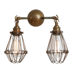RIGO DOUBLE CAGE WALL LIGHT - Wall Lights