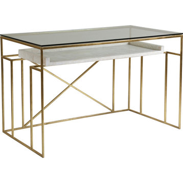 Cumulus Writing Table - Gold