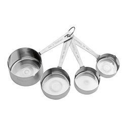 4-Piece Stainless Steel Measuring Cup Set - Measuring Cups