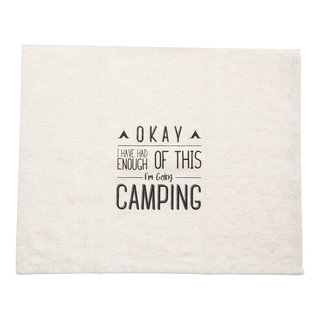 Drink When Camping Yes I Do Kitchen Towel