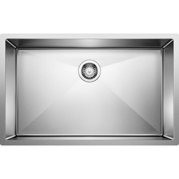Blanco 515823 18"x32" Single Undermount Kitchen Sink, Stainless Steel