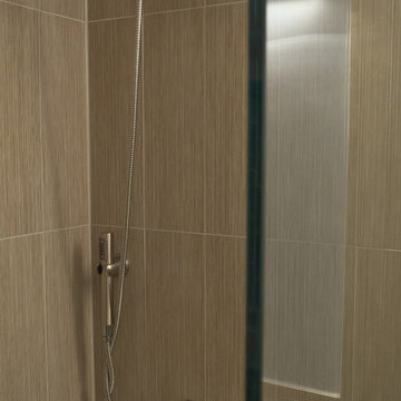 Urban Chic Double Bathroom Remodel