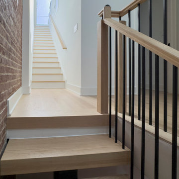 Project #145 | Modern Staircase Renovation in Victorian Townhouse