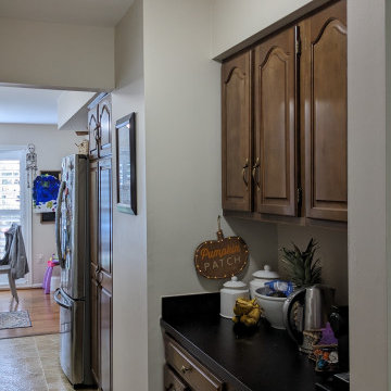McLean Commons Transitional Kitchen and Bathroom Remodel
