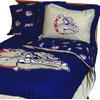 NCAA Gonzaga Bulldogs Twin XL Bed Set Blue Cotton Bedding