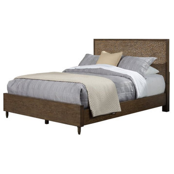 Bowery Hill Queen Panel Bed in Brown Bronze