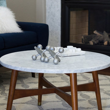 Glam living room