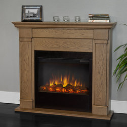 Lowry - Slim Electric Fireplace Mantel - Fireplace Mantels