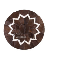 LEATHER Luxury Cowhide Patchwork Area Rugs Full Collection - Area Rugs