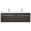 Emotion Persepolis Bathroom Furniture, 144 cm, Grained Anthracite