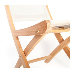 Wintons Teak Mendez Folding Chair - Outdoor Dining Chairs