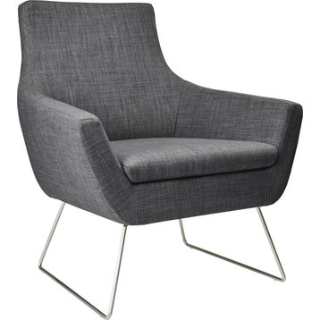 Kendrick Chair - Charcoal Gray Fabric