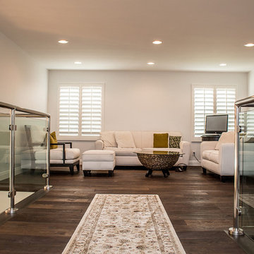 Glendale - Glass Railing Loft Addition