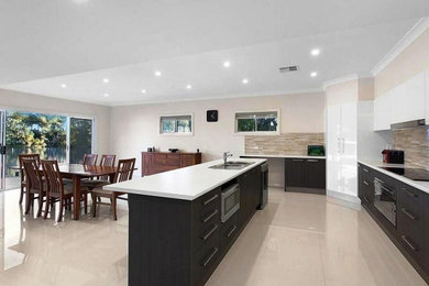 This is an example of a kitchen in Central Coast.