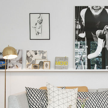 Prints on the wall