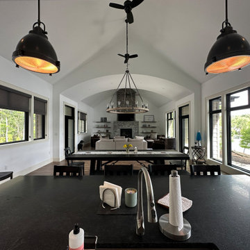 A New Contemporary Scandinavian Lakehouse in Stow, MA