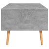 vidaXL Coffee Table Side End Table for Living Room Concrete Gray Engineered Wood