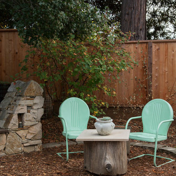 My Houzz: Backyard Cottage Office and an Artful Low-Water Garden