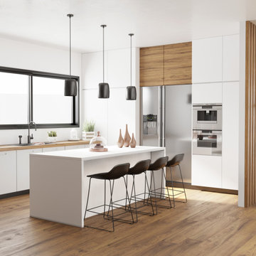 Magnificent white kitchen