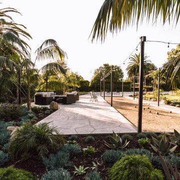 Hope Ranch Bocce Ball Court and Tropical Gardens
