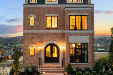 Transitional exterior home idea in Cincinnati
