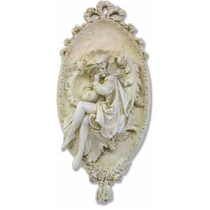 Design Toscano De Velde Water Lily Architectural Wall Pediment