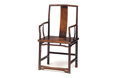 19th century scholar's armchair