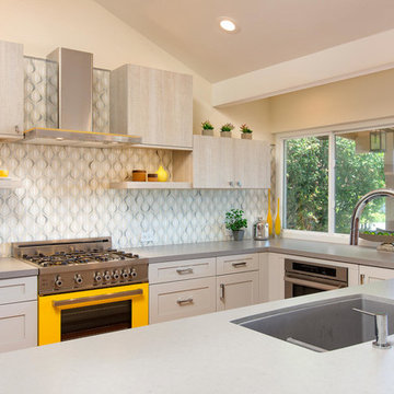 Solana Beach Modern Mix Kitchen & Family Room Remodel
